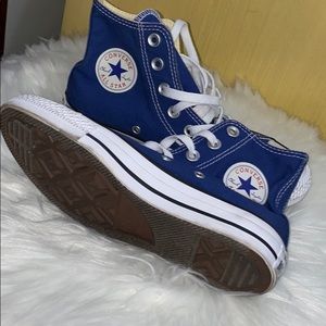 Blue Converse Chuck Taylor All Star High Tops